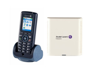 Alcatel Lucent 3BN07013AA - 8328 SIP-DECT Single BS + 1x 8214 DECT Handset with Desktop Charger and PSU 3BN67335AA with EU mains plug